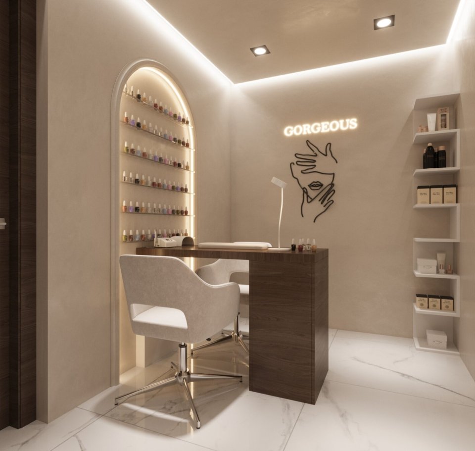 6-manicure area