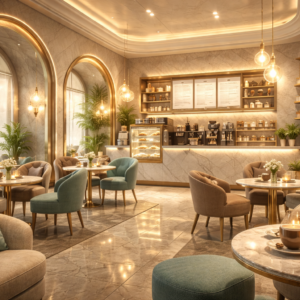 Opening a Cafe in Dubai modern interior design