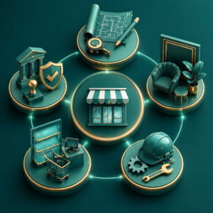 Modern retail design and planning chart 