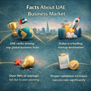 UAE business market facts infographic